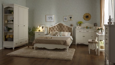 Кровать Айно №18 с мягким изголовьем 1400х2000