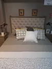 Кровать Дания 4 с мягким изголовьем 1600х2000 с ящиками