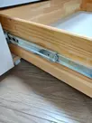 Кровать диван массив сосны Бейли 900х2000 с ящиками белый воск