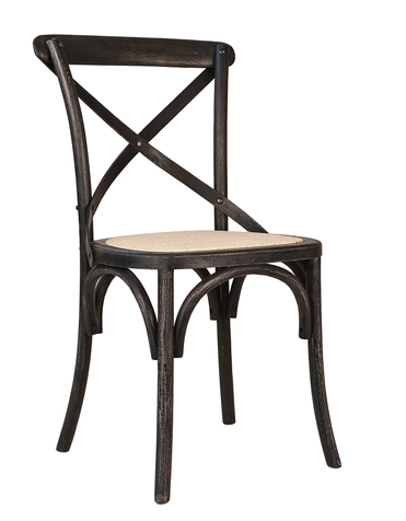 Стул Cross Back Black Brush