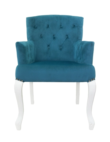 Классическое кресло Deron Blue and White